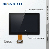 Kingtech OEM 10,1 pouces 1920x1200 45PIN LVDS 1500nits 16:10 -30 ° ~80 ° Module d'affichage LCD TFT industriel à large plage de température