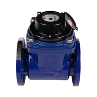 Compteur d'eau numérique DN50 à bride Type Woltman en fonte pour eau froide ISO9001/ISO4064 Prix compétitif du fabricant