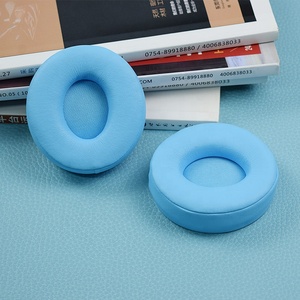 แผ่นรองหูฟังหนังสำรองสำหรับ <span class=keywords><strong>Monster</strong></span> <span class=keywords><strong>Beats</strong></span> Solo Pro ปลอกหุ้มป้องกัน แผ่นรองหูฟัง ฟองน้ำหุ้มหูฟัง ที่ครอบหู - Product Image 4