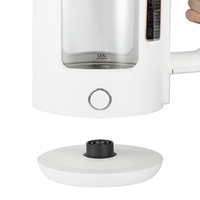 Bouilloire électrique RAF sans BPA théière en verre chaudière à eau avec fonction d'arrêt automatique pour usage domestique