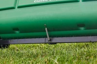 Capacité de 10,000 mètres carrés épandeur à trémie en plastique poussoir manuel épandeur d'engrais