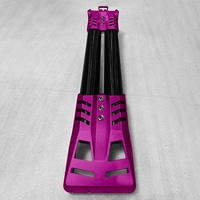 Pièces de rechange pour jet ski : Poteau en aluminium rouge et tube de pompe violet, usinés CNC par électroérosion à fil, pour motomarines Sea-doo Yamaha Kawasaki OEM