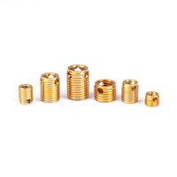 Type 307 308 Tapping Insert Zinc Plated Carbon Steel Tap-Lok Inserts Stainless Steel 304 Three Hole Self Tapping Thread Insert