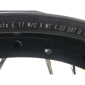 Saxess Motorcycle Rear <b>Wheel</b> 17 Inch Tubeless <b>Spoke</b> Design For Triumph Tiger Explorer 1215 2012 2015 - Product Image 4