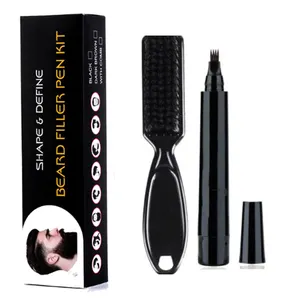 Kit <span class=keywords><strong>de</strong></span> stylo <span class=keywords><strong>de</strong></span> remplissage <span class=keywords><strong>de</strong></span> <span class=keywords><strong>barbe</strong></span> pour hommes crayon <span class=keywords><strong>de</strong></span> barbier avec brosse outil pour sourcils et poils du visage ensemble <span class=keywords><strong>de</strong></span> brosses pour moustache masculine forme <span class=keywords><strong>de</strong></span> réparation - Product Image 1