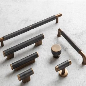 Manijas de Latón Macizo de Diseño Moderno para Cajones de Gabinetes, Forma de Barra, Fácil Instalación para Cocina, Armario, Cómoda, Hogar - Product Image 5