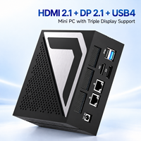 Mini PC Intel Core Ultra 5 225H, 16 Go DDR5, SSD 512 Go, Ordinateur Compact avec WiFi 6E, USB4, Triple Affichage pour la Productivité au Bureau