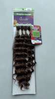 4X 33 #   Lot de 20" Extensions de cheveux bouclés en fibres douces, style Deep Wave Ocean Boho Twist, pour tresses au crochet en vrac