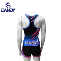 Filles sublimation cheer and dance practise wear custom racer practise débardeurs