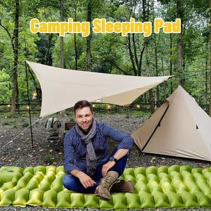 <span class=keywords><strong>Matelas</strong></span> de camping gonflable pliable avec housse en TPU, auto-gonflant, super épais, coussin d'air pour la randonnée en plein air - Product Image 2