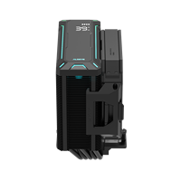 Pendingin CPU ALSEYE Terbaru 240W TDP Pendingin Udara CPU Platform Lengkap dengan Layar Digital