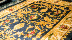 Shufu brillant impression anti-dérapant tapis de sol en caoutchouc naturel de haute qualité facile à nettoyer non toxique motif abstrait tapis pour la maison - Product Image 4