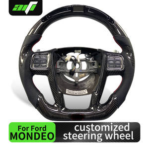 Volant sport intelligent LED personnalisé en cuir et fibre de carbone AIFI de haute qualité, très vendu - Product Image 2