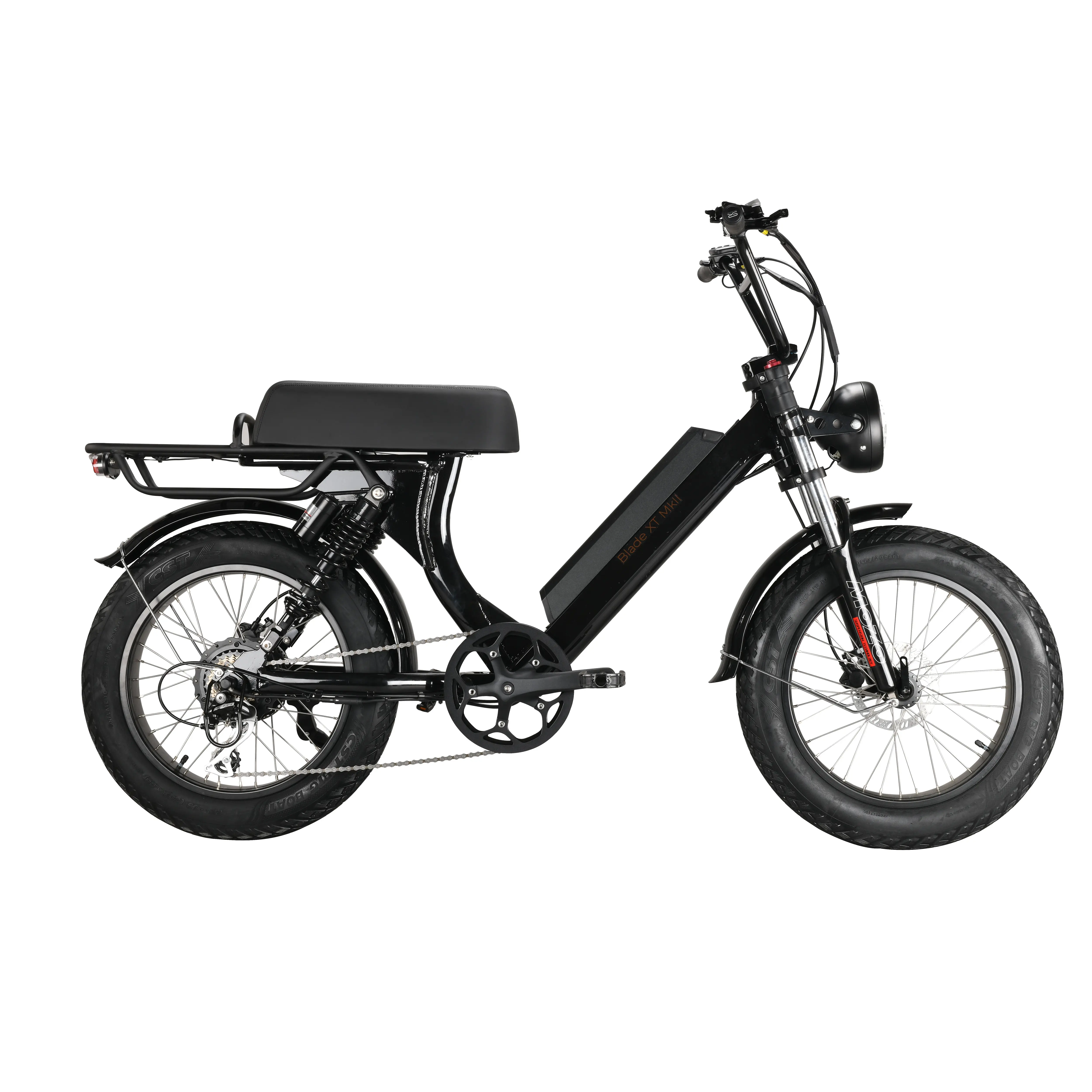 Classic retro 20 inch electric bicycle fat tire e-bike 48v 500W 750W 1000w comfortable saddle electric E-bike