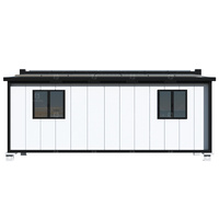 Kit de fabrication de maison mobile miniature extensible Maison conteneur mobile avec panneau sandwich et matériaux en acier à vendre