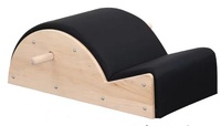 Correcteur de colonne vertébrale commercial en bois de chêne, baril incurvé ergonomique pour étirements dorsaux, équipement d'entraînement Pilates