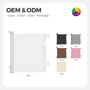 Barrière de sécurité pour bébé extra large en maille PVC, barrière de sécurité pour escalier, porte, barrière de sécurité pour bébé réglable, barrière de sécurité pour enfants, barrière de porte <span class=keywords><strong>enroulable</strong></span> - Product Image 6