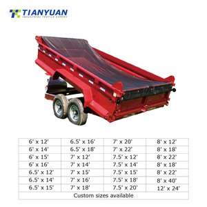 Bâche en maille PVC haute densité OEM/ODM, directement de l'usine, 7'x20' pour camion benne - Product Image 4