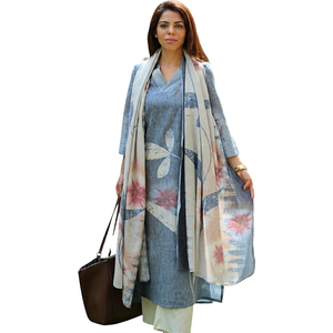 Modest Design Casual Kurta/<b>Kurti</b> for Women Long Sleeve Open Islamic Polyester Breathable Size 4XL Wholesale in Dubai UAE - Product Image 1