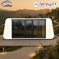 Cabine Apple préfabriquée modulaire extensible en acier, bureau portable pour villa, hôtel, entrepôt, atelier (20ft/40ft moderne)