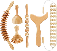 Thérapie du bois de haute qualité traitement professionnel non invasif 100% outil de Massage à rouleau en bois naturel