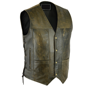 เสื้อกั๊กหนังสำหรับผู้ชายเสื้อกันลมระบายอากาศได้ดี - Product Image 2