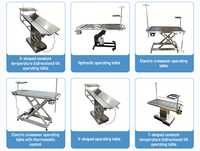 Veterinary Electric Scissor Lift Stainless Steel Operating Table With Infusion Pole for Pet Clinic Surgery and Examination