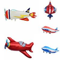 Globos de Aluminio con Forma de Avión, hasta 10 Tamaños, Favoritos de los Niños