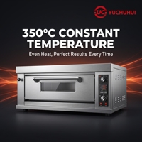 Four à pizza électrique commercial en acier inoxydable 304 |   Base en pierre |   400C |   Machine professionnelle pour la cuisson de pizzas pour restaurant