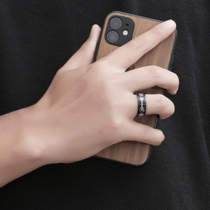 Anillo de guitarra de acero inoxidable para hombre, diseño de árbol de la vida, color negro, azul y dorado, regalo de joyería de moda SA1131 - Product Image 4