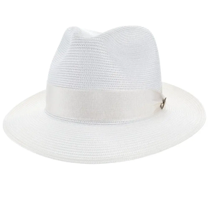 Sombrero Panamá Fedora de Ala Ancha para Mujer y Hombre, Sombrero de Paja para el Sol con Cinta para la Playa, Viajes y Fiestas - Product Image 2