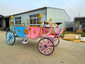 Calèche royale motorisée de luxe pour mariage à vendre pour les parcs d'attractions, électrique - Product Image 6