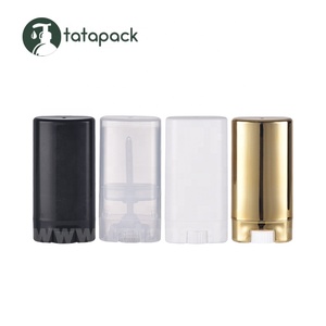 15 g15 ml di balsamo ovale vuoto per labbra tubi 0.5oz contenitore deodorante Eco Friendly contenitore Stick per un solido siero viso detergente profondo