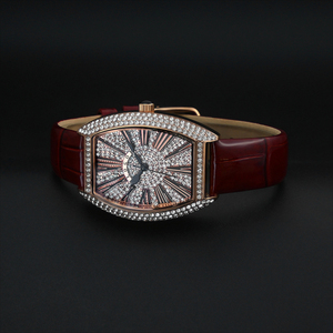 Luxury Tonneau Barrel Shape Ladies <b>Watch</b>, <b>Custom</b> <b>Logo</b> Genuine Leather Strap Fashion Women Wrist <b>Watch</b> - Product Image 6