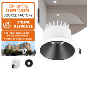 Projecteur <span class=keywords><strong>de</strong></span> <span class=keywords><strong>salle</strong></span> <span class=keywords><strong>de</strong></span> <span class=keywords><strong>bain</strong></span> <span class=keywords><strong>IP67</strong></span> CCT Dali Dimmable 10w 20w 30w 40w 3000k 4000k 5000k capteur noir Diode électroluminescente Downlights <span class=keywords><strong>de</strong></span> plafond - Product Image 1
