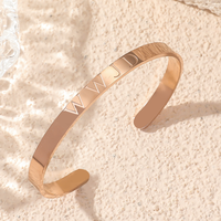 Joyería Cristiana Personalizada de Acero Inoxidable, Pulsera WWJD (¿Qué Haría Jesús?), Chapada en Oro de 18K, Venta Directa de Fábrica