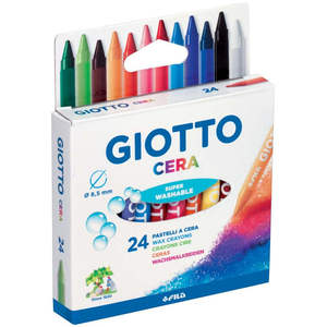 GIOTTO - CONFEZIONE DA 24 CARNESCHIOTTO A CERA - Product Image 1