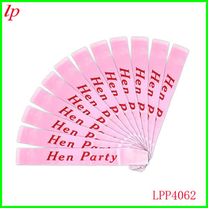 Sangles d'épaule en tissu imprimé rose pour enterrement de vie de jeune fille, 12 pièces, pour mariage, demoiselle d'honneur, festival, bal de promo LPP4062 - Product Image 1