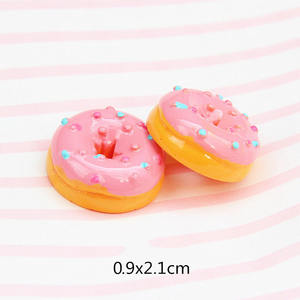 달콤한 디저트 도넛 식품 수지 소재 저렴한 가격 고품질 강한 냉장고 자석 - Product Image 2