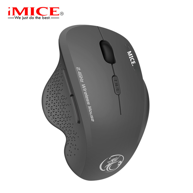 MO2500002 Optical 2.4GHz Wireless Mouse 3D Style Right-handed for PC/Laptop with USB Dongle (Ergonomic 1600 DPI 4 Buttons Stock)