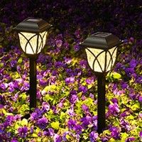 Lampes solaires LED pour aménagement paysager, lampes solaires de jardin pour cour, petite maison, extérieur