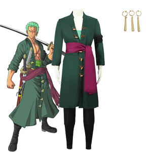 Disfraz de Anime <span class=keywords><strong>Cosplay</strong></span> de Uta, Vestido Largo Rojo, Traje de <span class=keywords><strong>Nami</strong></span>, Roronoa Zoro, Disfraz para Halloween, Fiesta de Disfraces, Conjunto Completo - Product Image 3