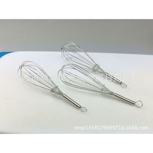 Batteur à œufs manuel avec poignée à ressort, petit outil de cuisine pour mélanger et fouetter - Product Image 3