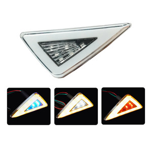 Liuhjg Tam Giác 3 Loại Màu Sắc Đôi Xe Máy LED Ánh Sáng 12V Cặp Nhựa Chỉ Số Ánh Sáng Kiểu Đẹp Bền Lần Lượt Tín Hiệu - Product Image 5