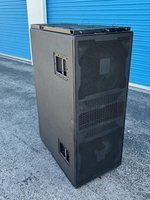Subwoofer Pasif VT4880 Dual 18 Inch, Subwoofer Bertenaga Tinggi untuk Pertunjukan Panggung