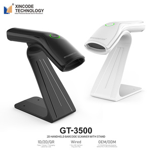 Scanners de codes à barres USB filaires Xincode 2D inventaire Scanner de <span class=keywords><strong>Code</strong></span> Qr Portable capteur CMOS <span class=keywords><strong>lecteur</strong></span> de codes à barres avec support à vendre X-3500 - Product Image 1