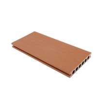 Plancher en WPC de haute qualité parquet en plastique extérieur antidérapant imperméable à l'eau terrasse en grain de bois de noyer pour jardin prix d'usine
