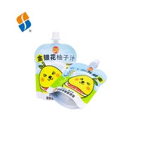 Op maat gemaakte print 110ml matte aluminiumfolie plastic zakken NFC fruitsap verpakkingszakken vloeistof uitgietzak Doypack uitgietzak