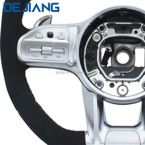 Volant entièrement en Alcantara fourni par l'usine pour Mercedes-Benz AMG C E <span class=keywords><strong>S</strong></span> G-Class W204 W167 <span class=keywords><strong>Gla</strong></span> <span class=keywords><strong>45</strong></span> AMG 2015 E-Class 2019 W213 - Product Image 4