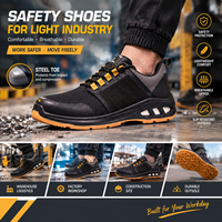 Bottes de travail industrielles unisexes ACE Safety, embout en acier, semelle antistatique, légères, isolation électrique, chantier, été